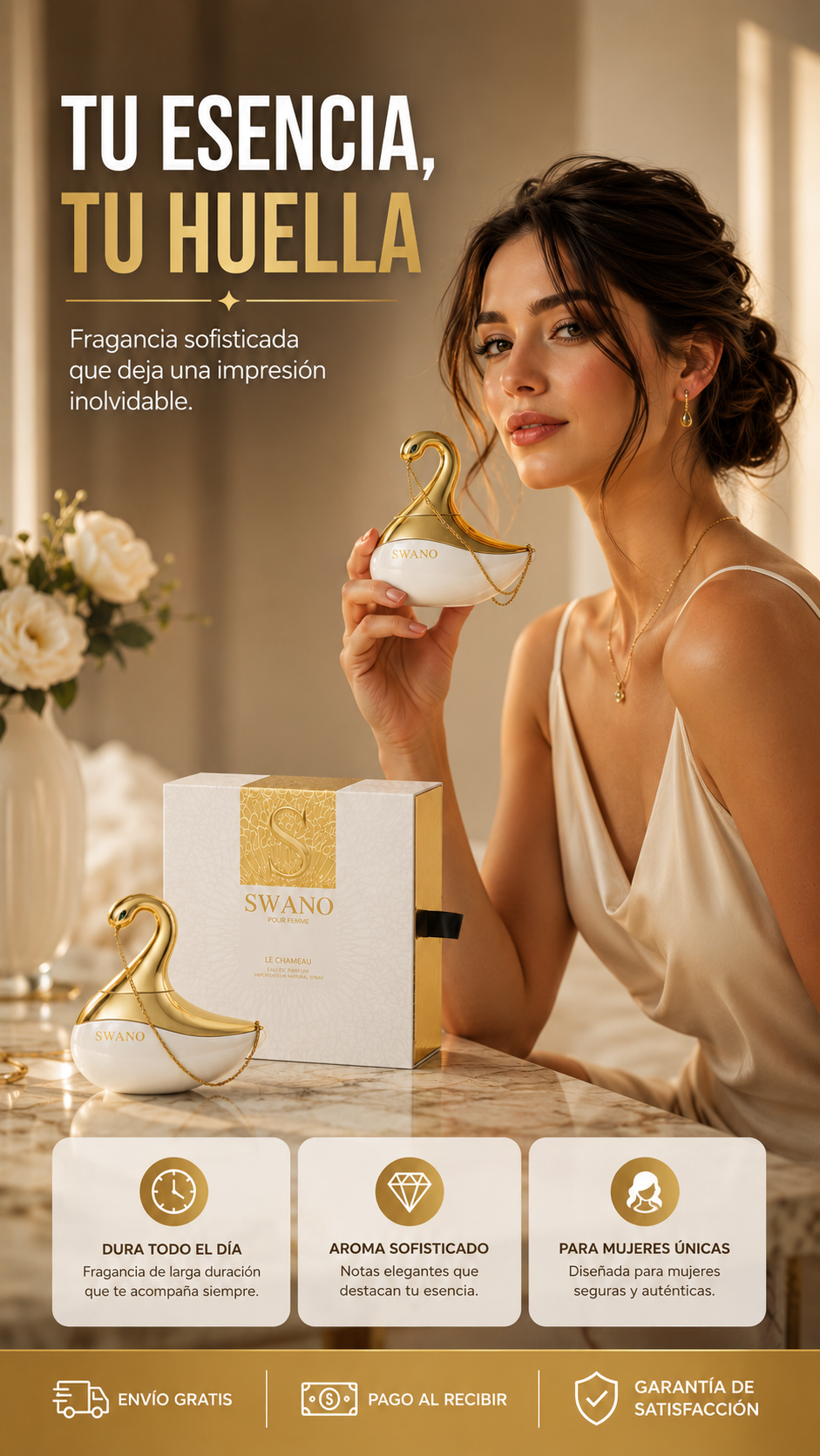 Swano Pour Femme Perfume Árabe Original EDP 80ml