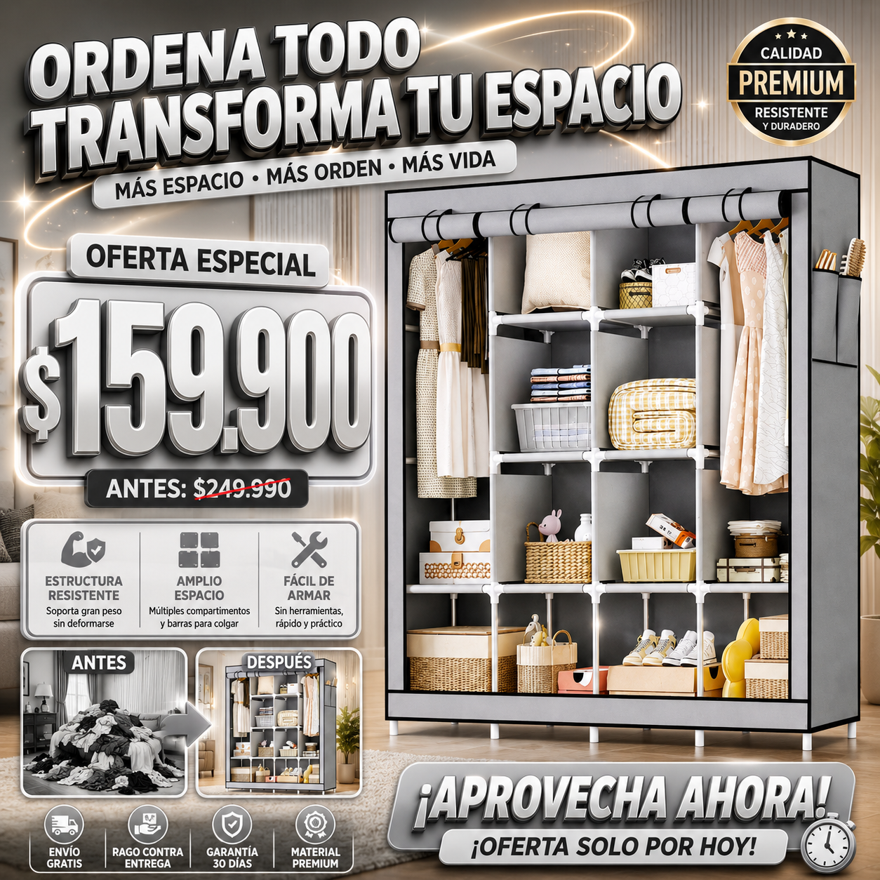 Armario Portátil Premium