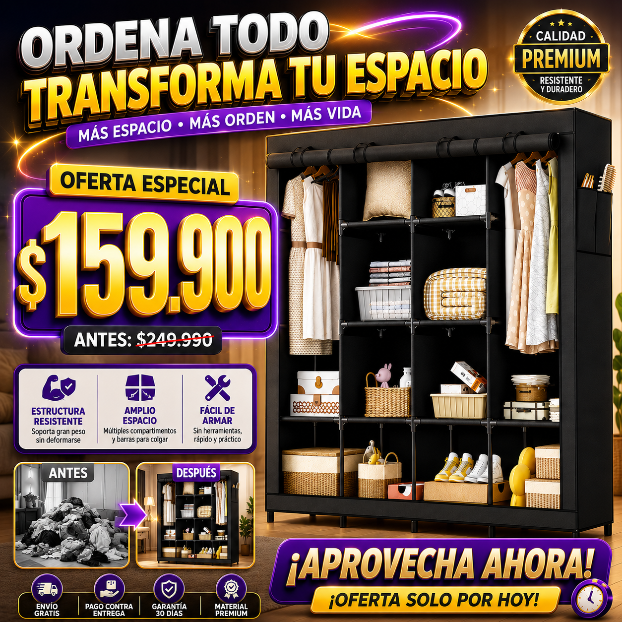 Armario Portátil Premium