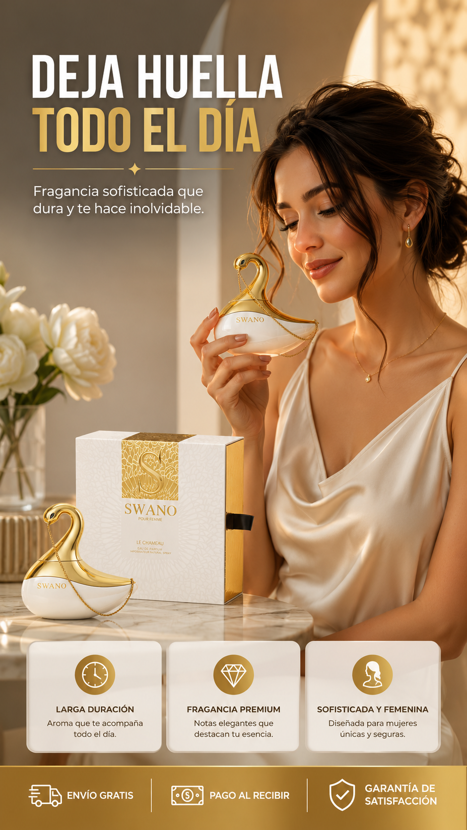 Swano Pour Femme Perfume Árabe Original EDP 80ml